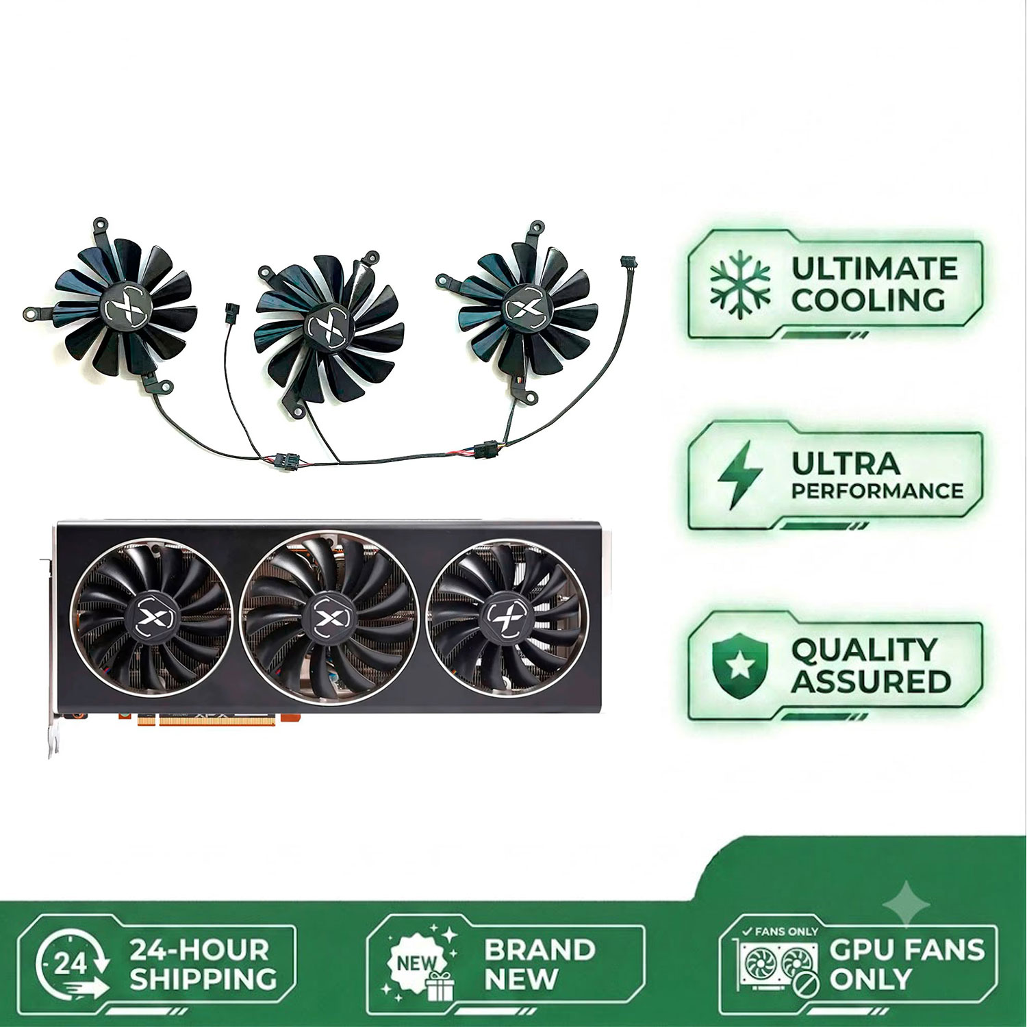 Novo ventilador de GPU DIY 4PI - Rx 6700 Xt 12Gb Graphics Card avaliação e preço