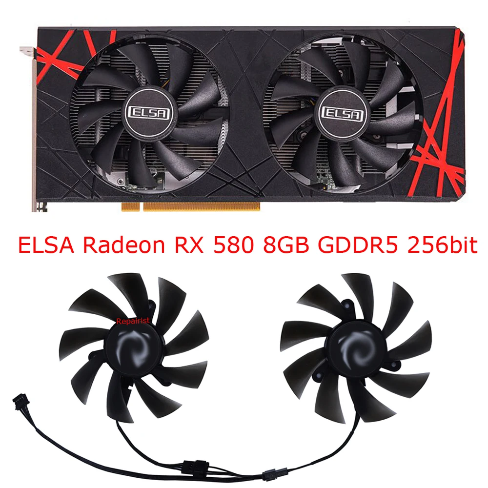 Ventilador de placa de vídeo,  - Rx 580 8Gb 2048Sp Gpu avaliação e preço